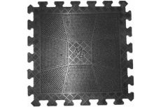 Коврик резиновый 40х40х1,2см MB Barbell MB-MatBL-12 черный